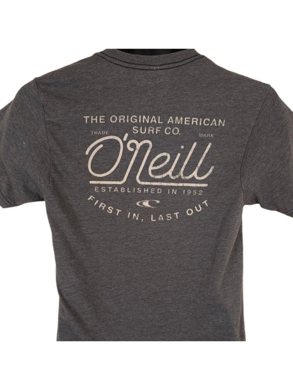 ONeill Surfing T Shirt Mens Size XS Gray Surfer Surf & Skate